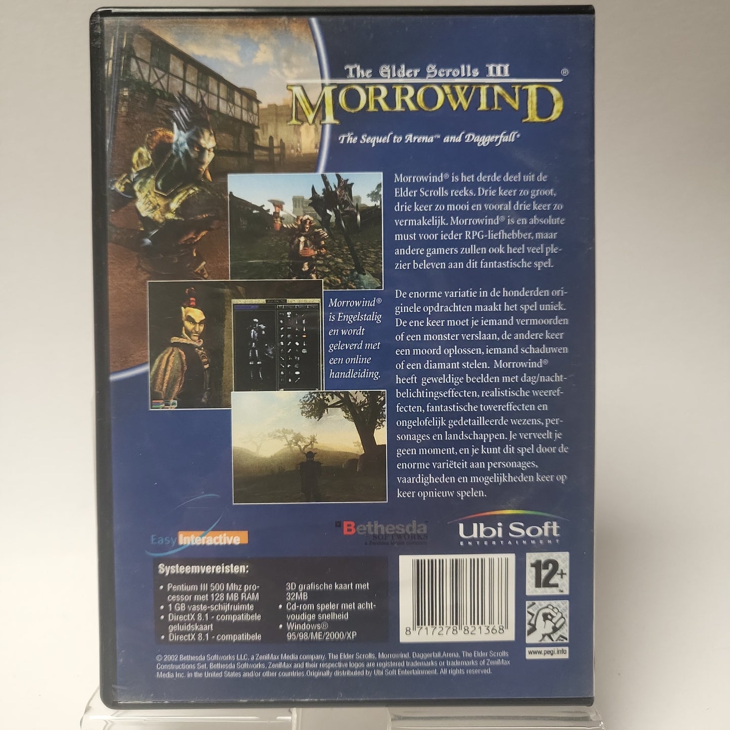 Elder Scrolls III Morrowind "the Games Collection " (No Book) PC