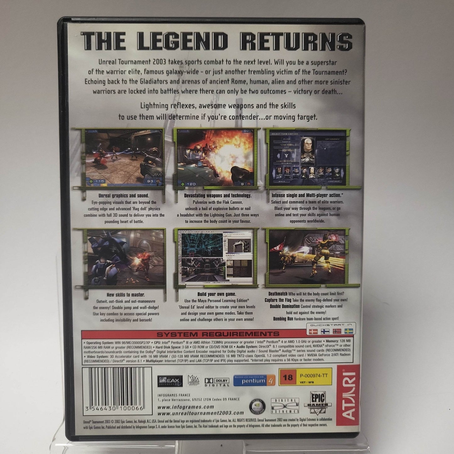 Unreal Tournament 2003 (No Book) PC - Feniks Gameshop