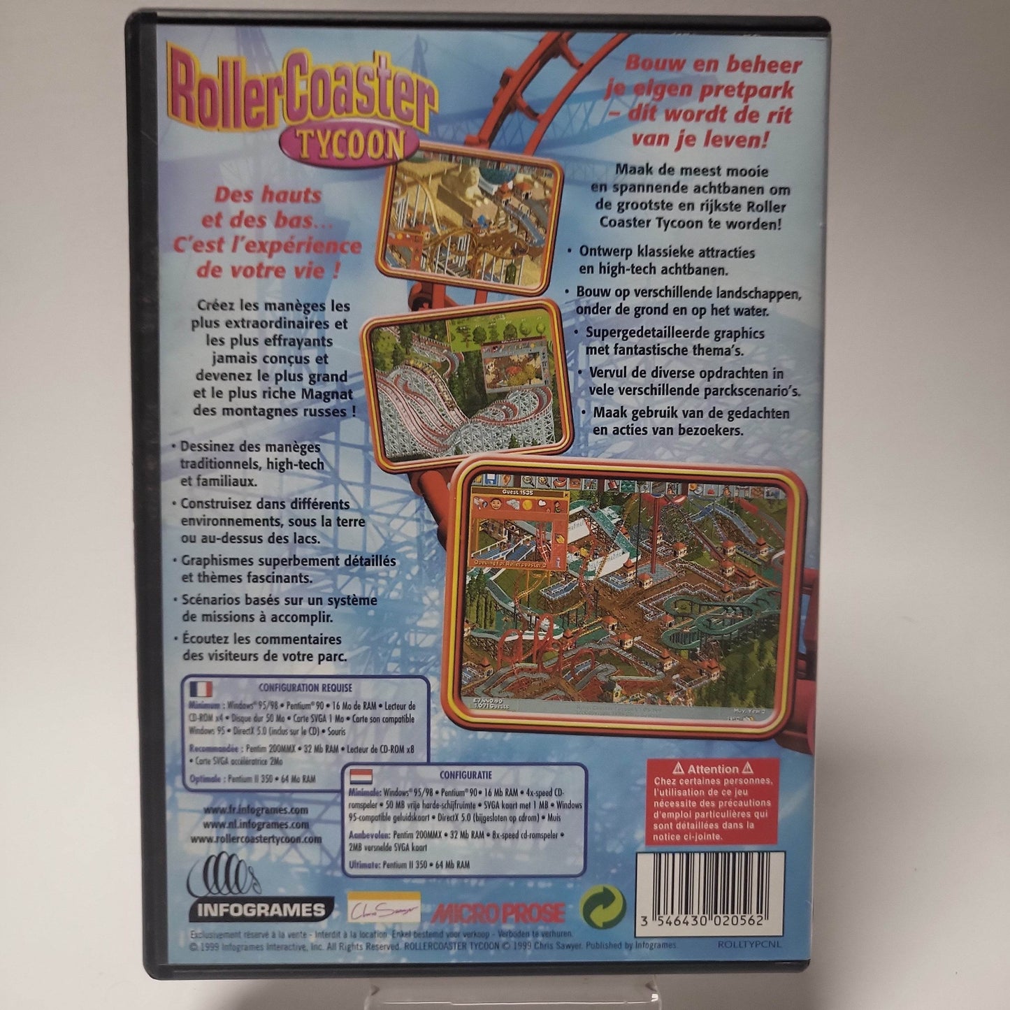 Rollercoaster Tycoon (No Book) PC - Feniks Gameshop