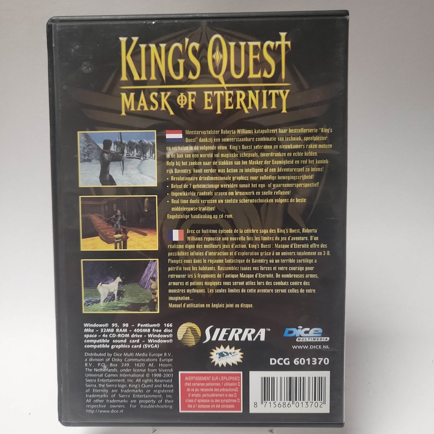 King's Quest Mask of Eternity (No Book) PC - Feniks Gameshop