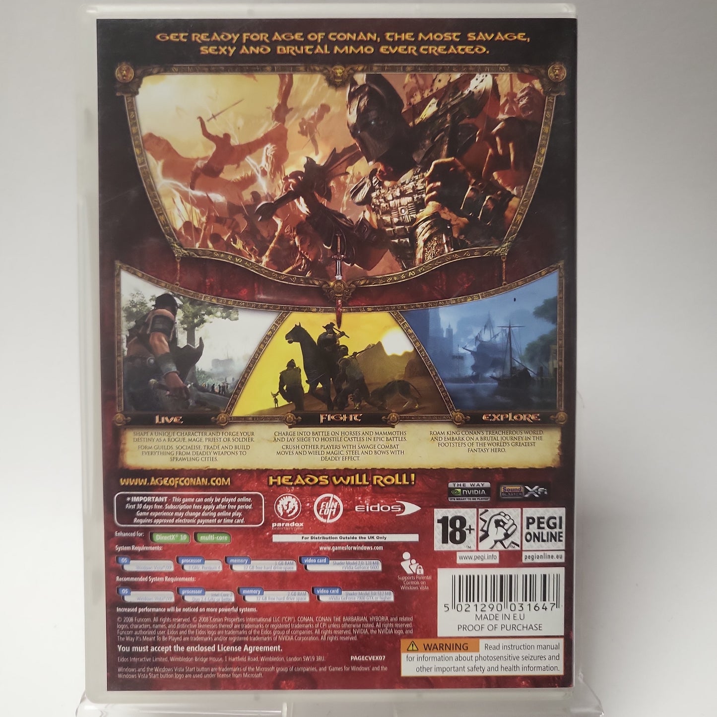 Conan "Age of" Hyborian Adventures PC