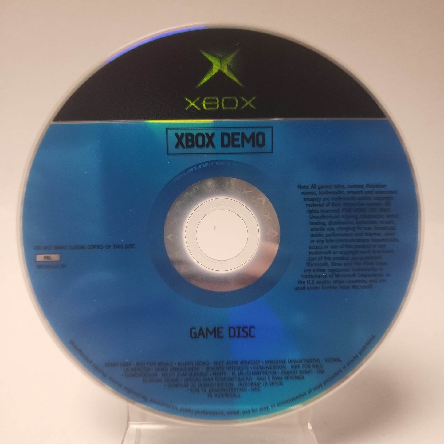 Xbox Demo Disc (Disc Only) Xbox Original - Feniks Gameshop