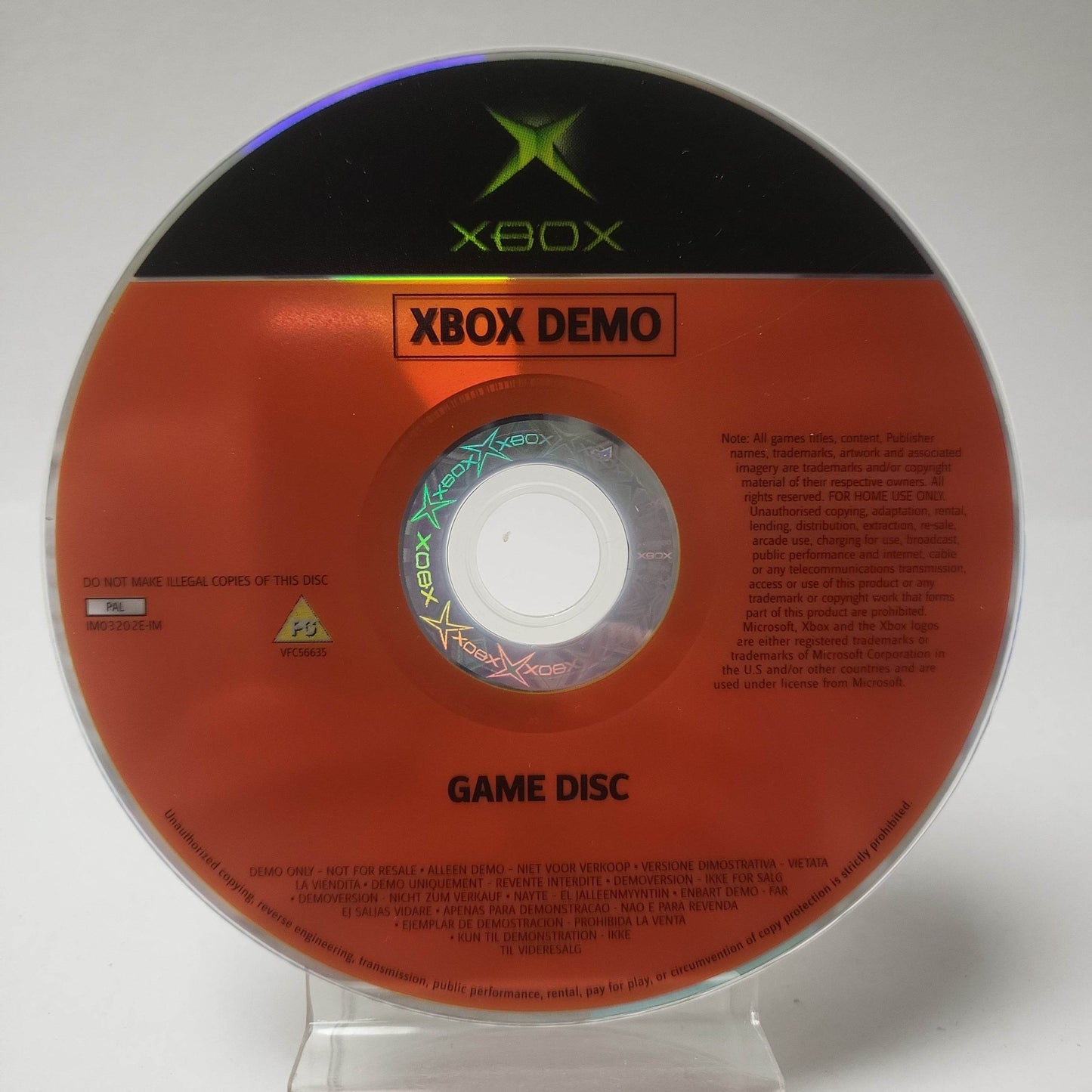 Xbox Demo Disc (Disc Only) Xbox Original - Feniks Gameshop