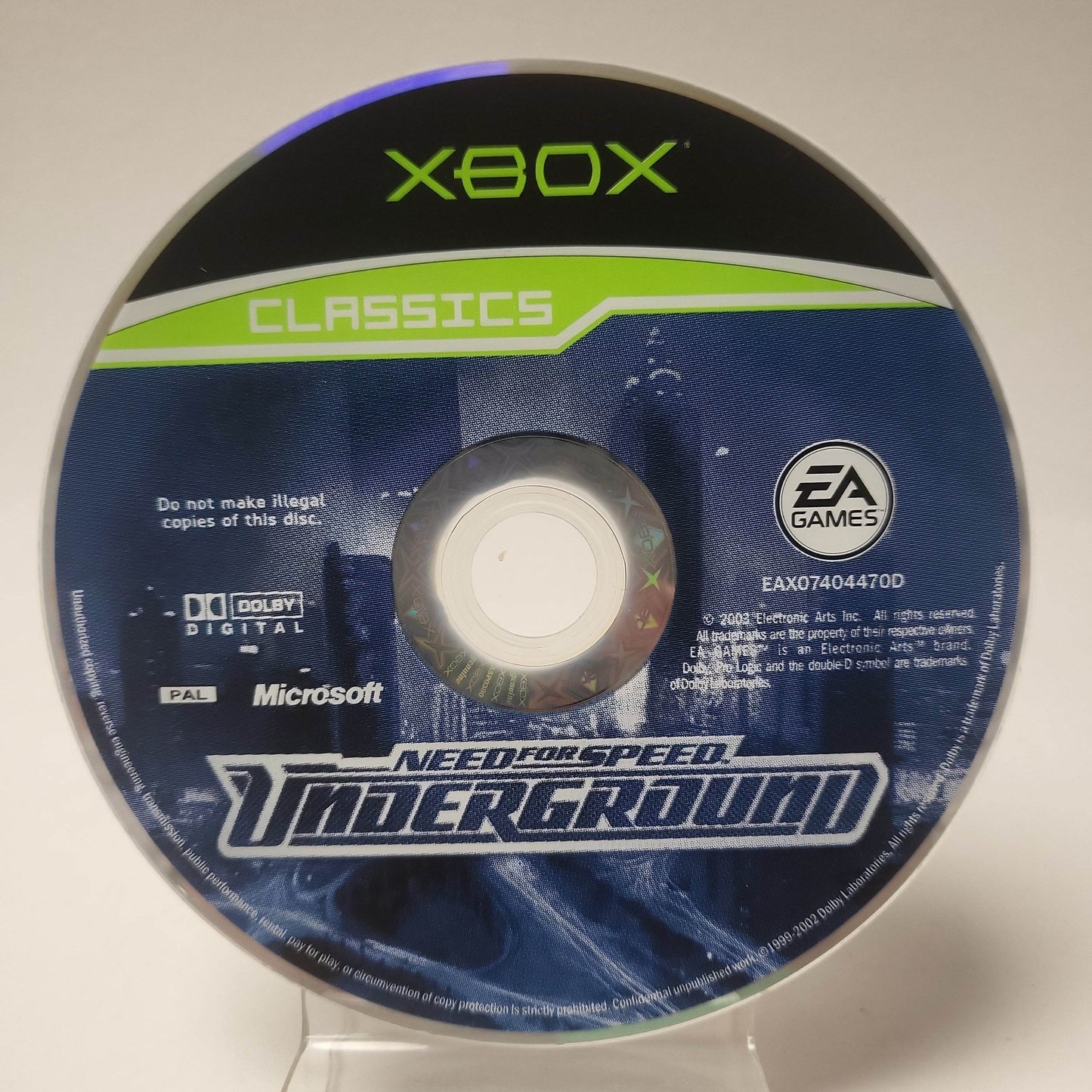 Need for Speed Underground (Disc Only) Xbox Original - Feniks Gameshop