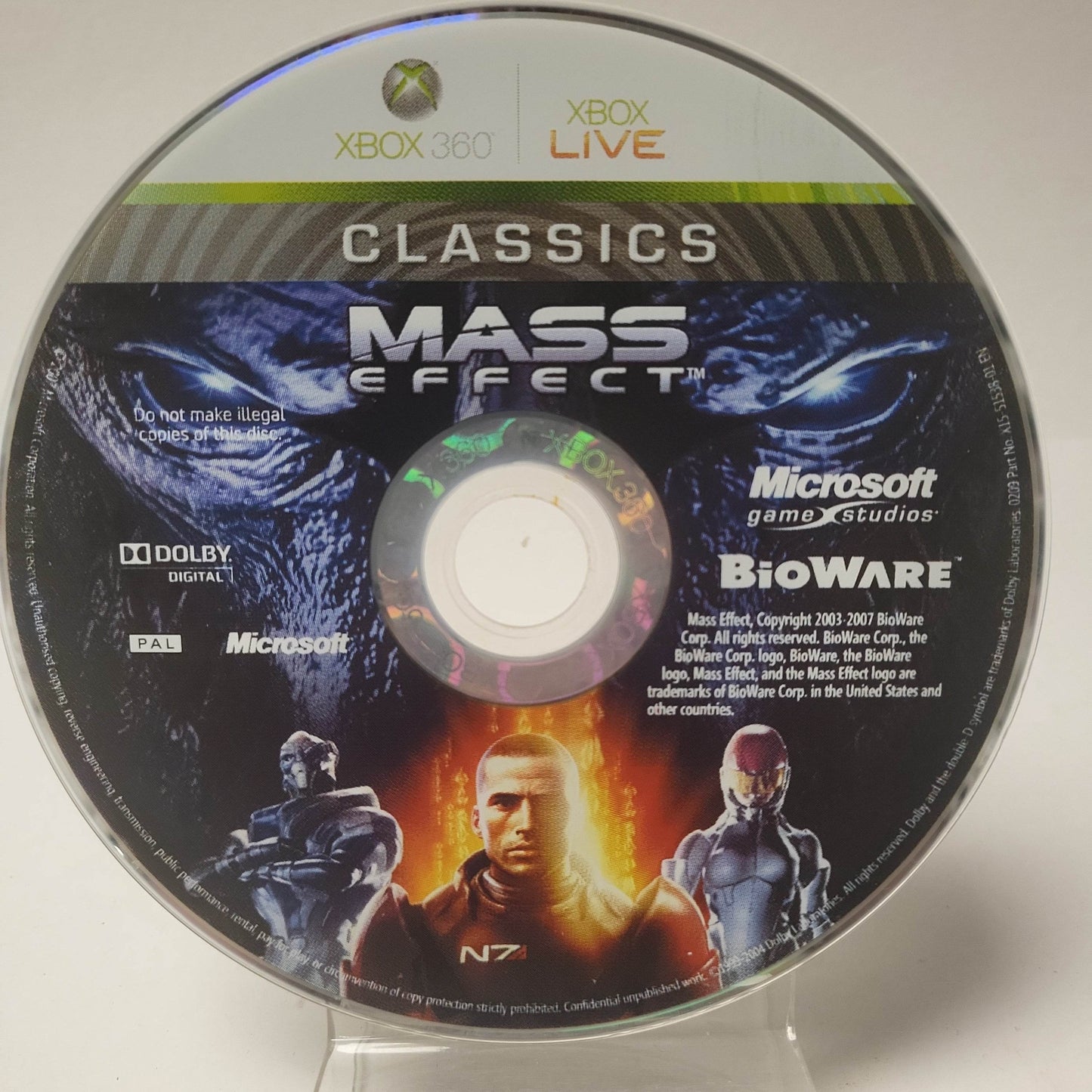 Mass Effect Classics (Disc Only) Xbox 360 - Feniks Gameshop