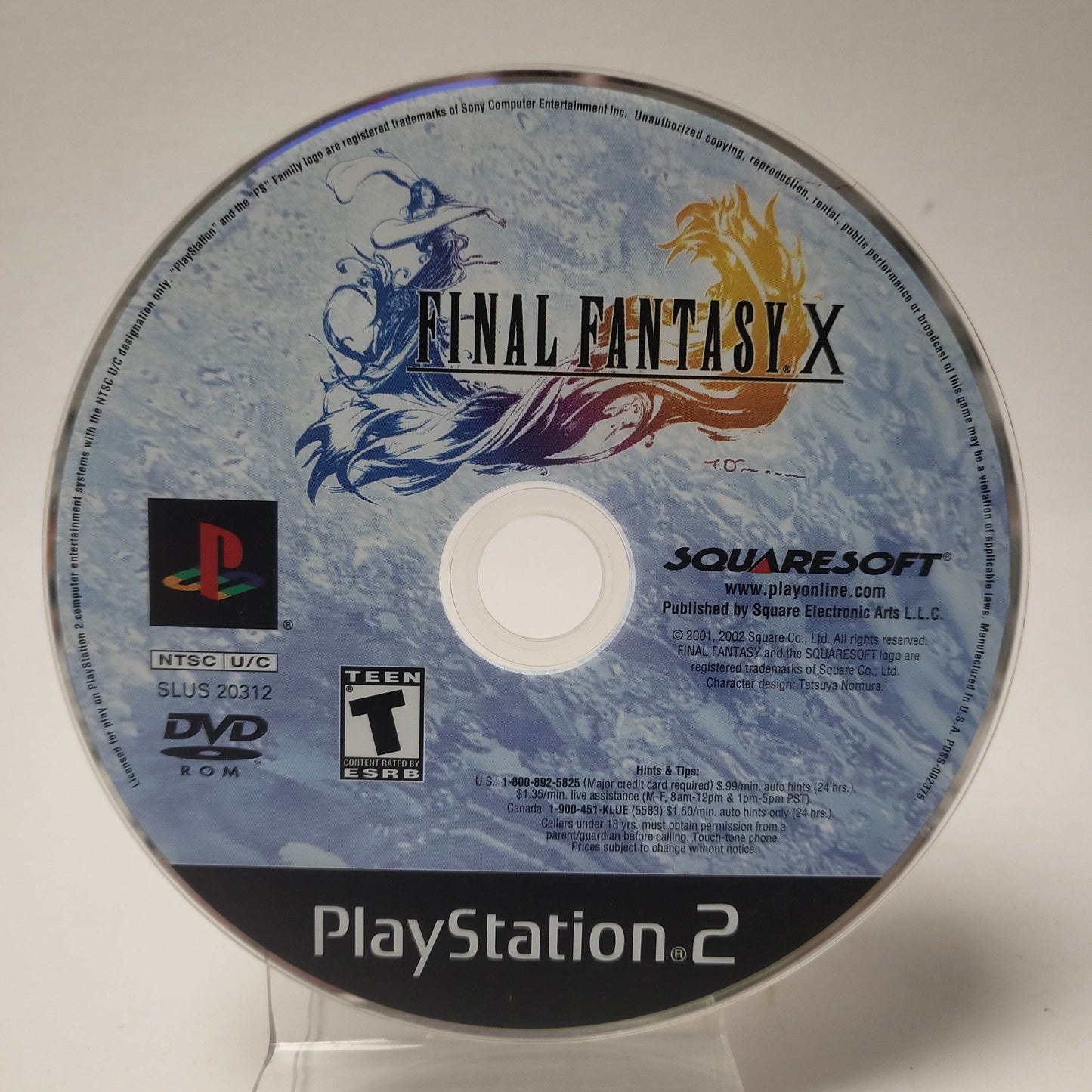 Final Fantasy X American Edition (Disc Only) PlayStation 2 - Feniks Gameshop