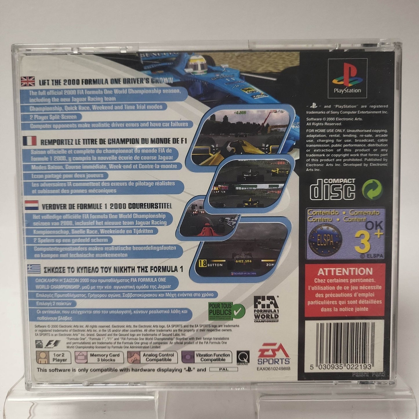 F1 2000 Playstation 1 - Feniks Gameshop