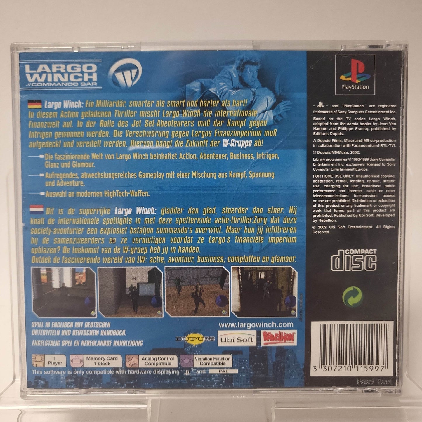 Largo Winch Commando Sar Playstation 1 - Feniks Gameshop