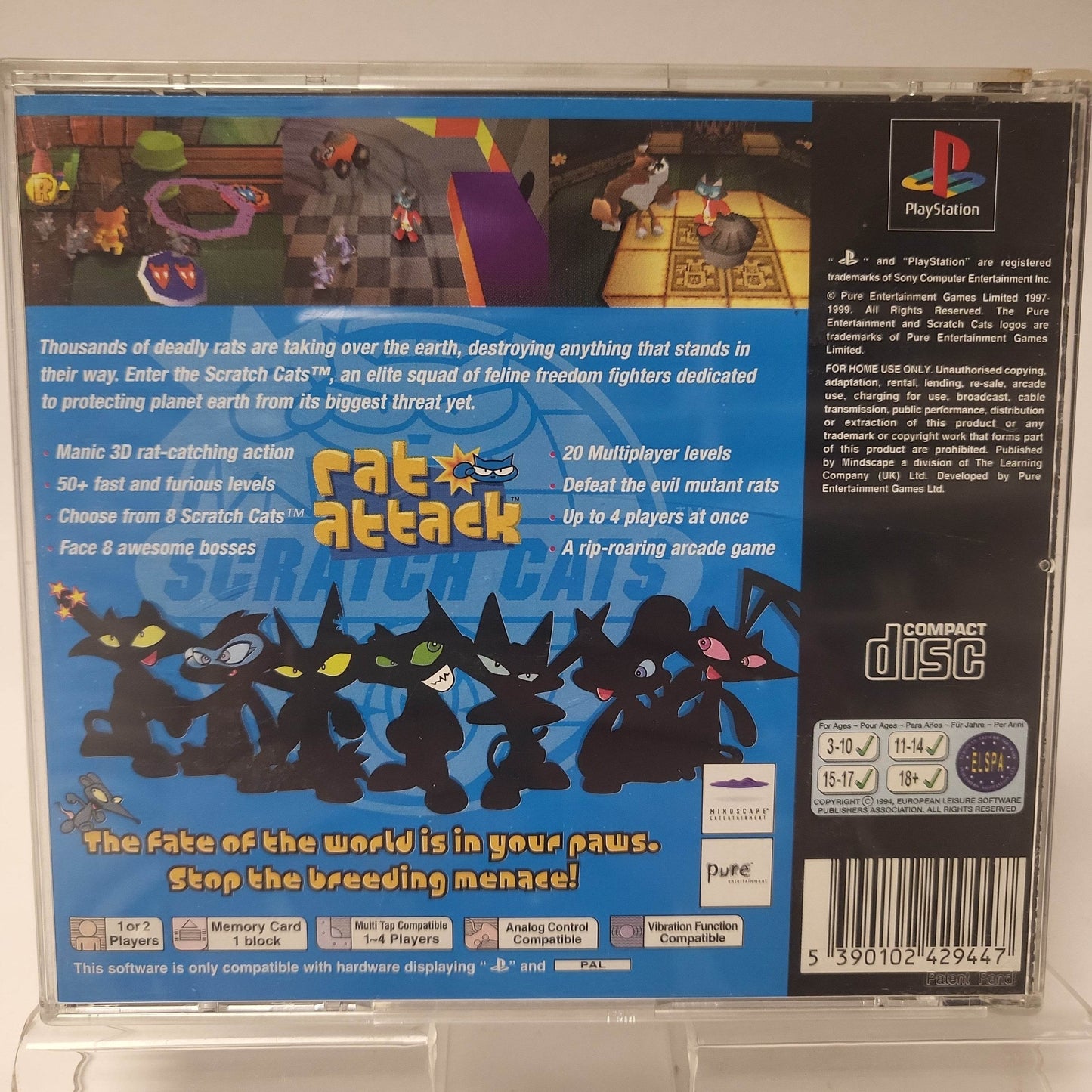 Rat Attack Playstation 1 - Feniks Gameshop