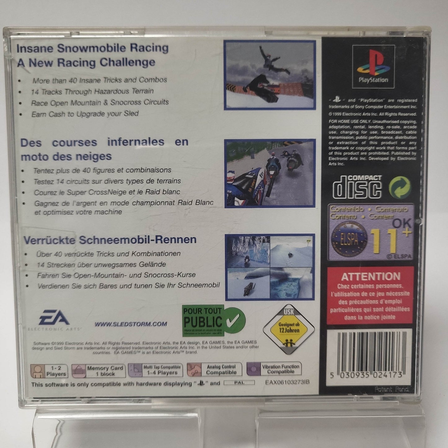 Sled Storm Classics Playstation 1 - Feniks Gameshop