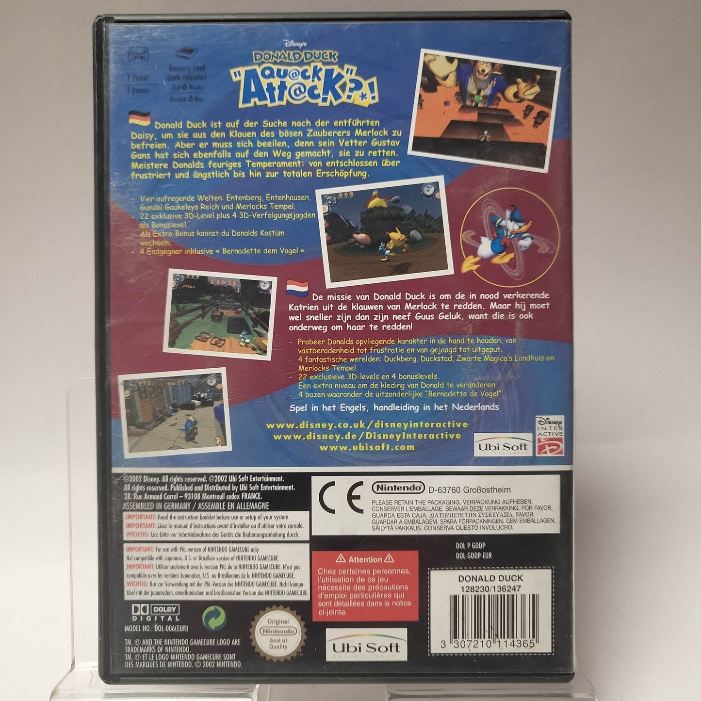 Donald Duck Quack Attack Nintendo Gamecube - Feniks Gameshop
