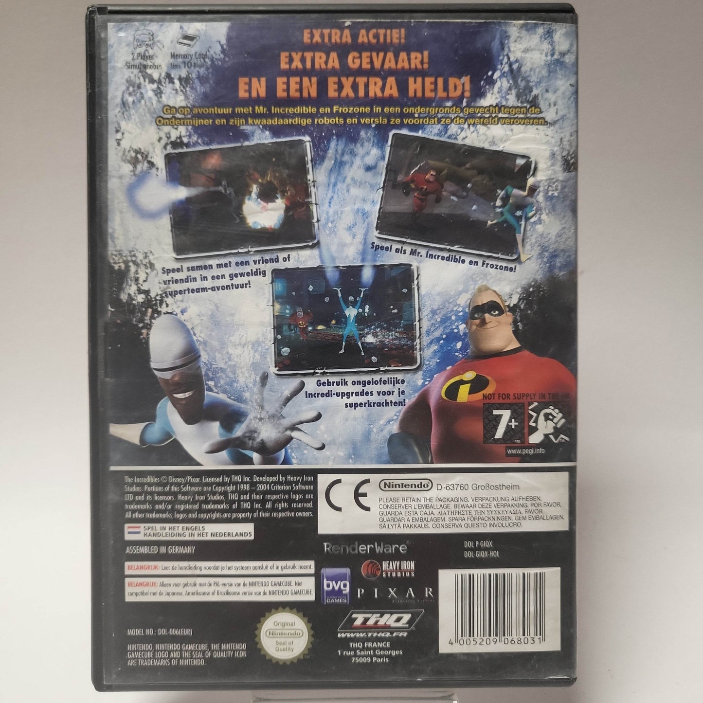 Increbibles de Opkomst van de Ondermijner (No Book) Gamecube - Feniks Gameshop