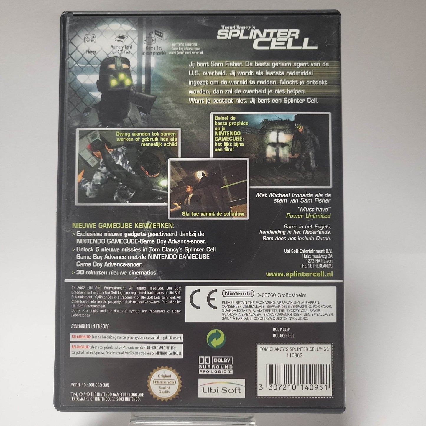 Tom Clancy's Splinter Cell (No Book) Nintendo Gamecube - Feniks Gameshop