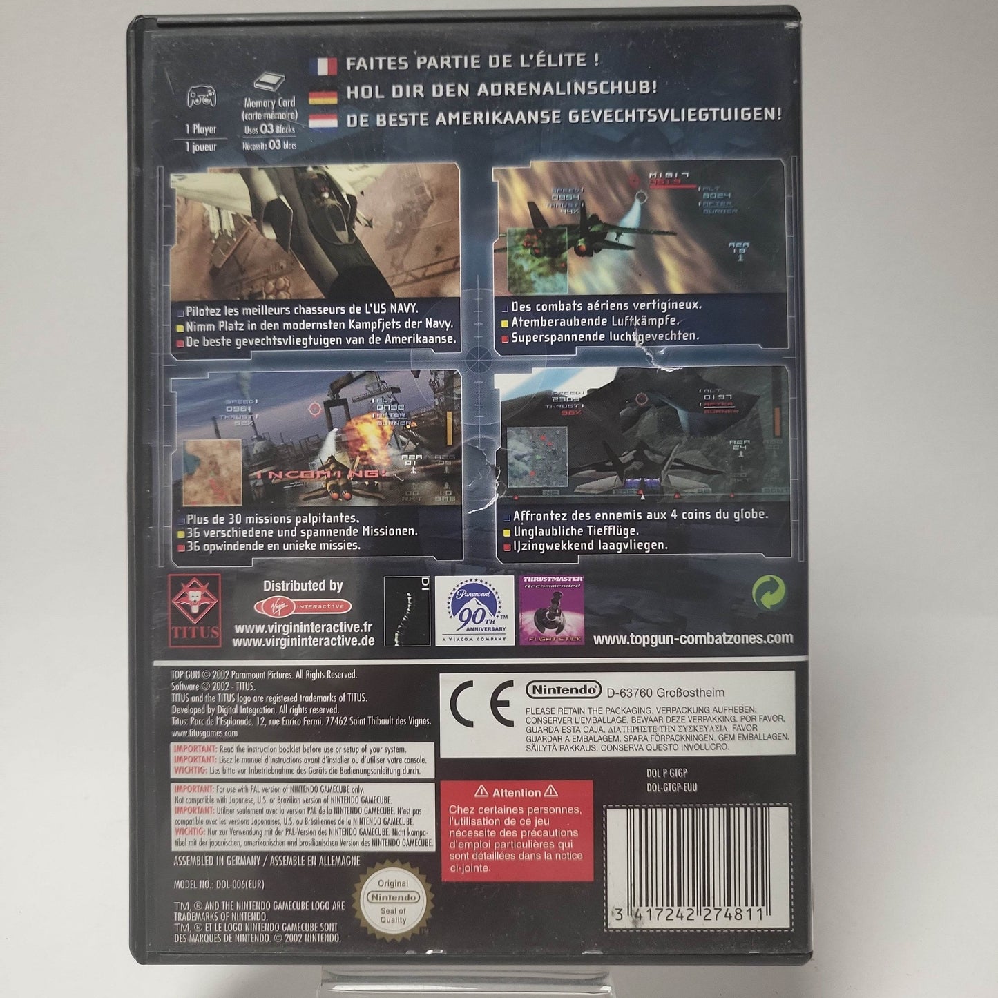 Top Gun Combat Zones (No Book) Nintendo Gamecube - Feniks Gameshop