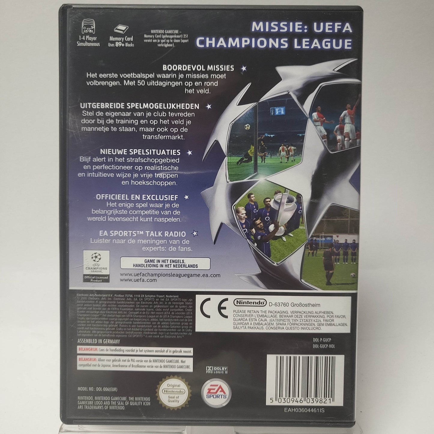 UEFA Champions League 2004-2005 Nintendo Gamecube - Feniks Gameshop