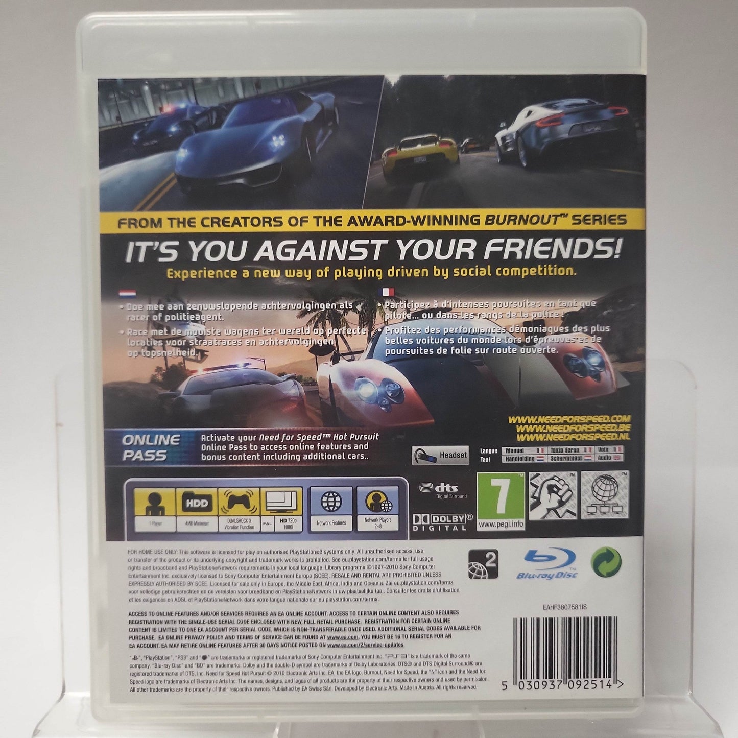 Need for Speed Hot Pursuit Playstation 3 - Feniks Gameshop