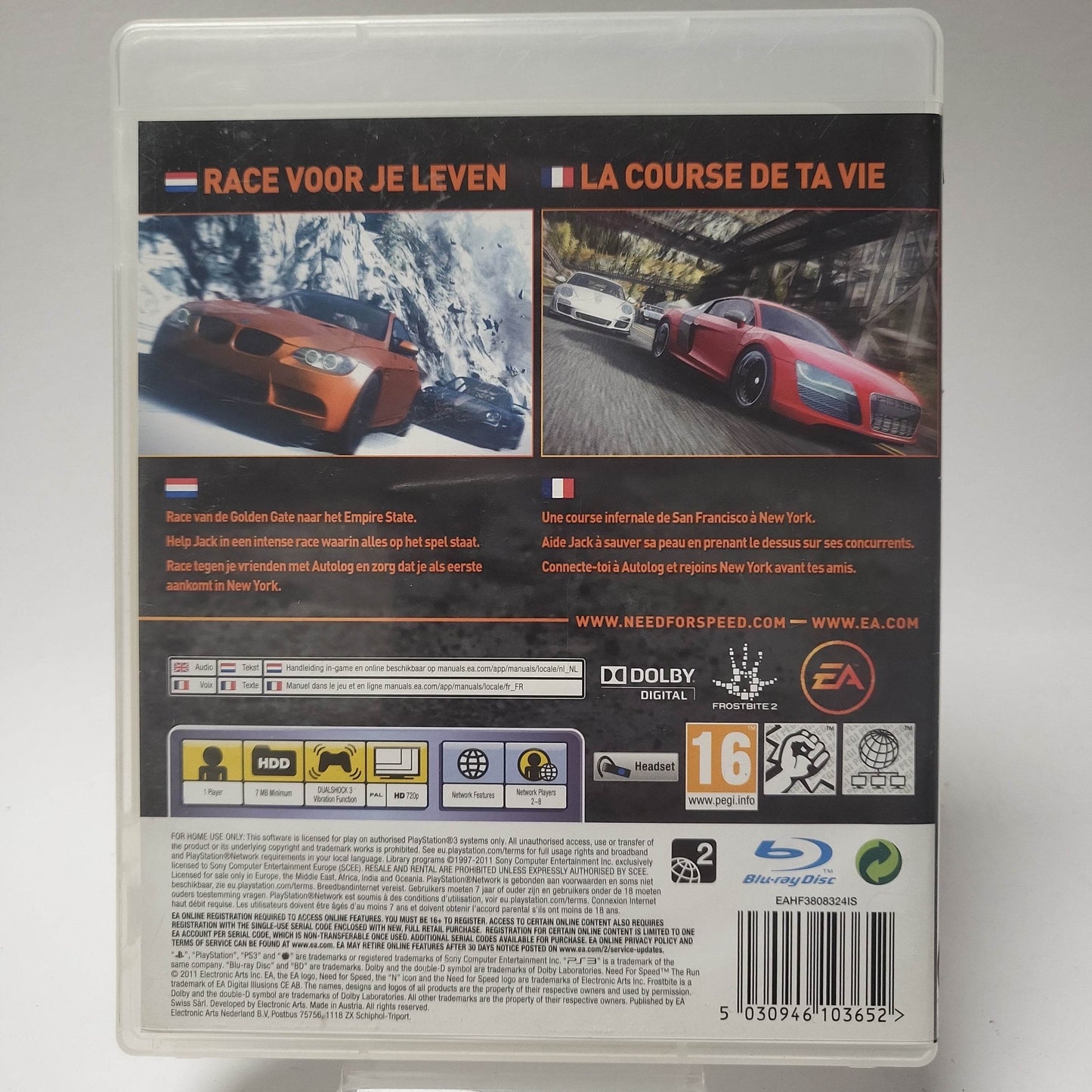 Need for Speed the Run (No Book) PlayStation 3 - Feniks Gameshop