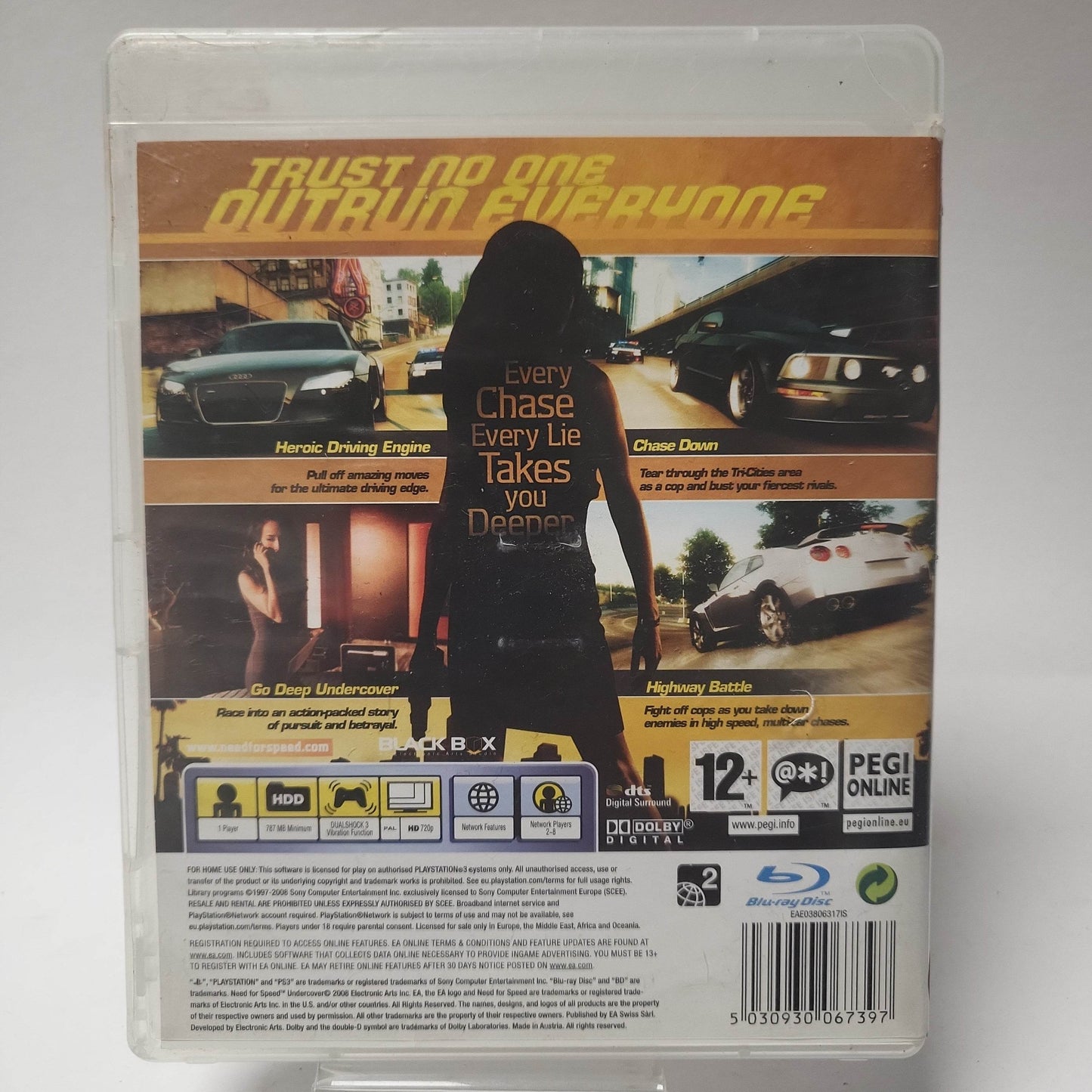 Need for Speed Undercover (No Book) PlayStation 3 - Feniks Gameshop