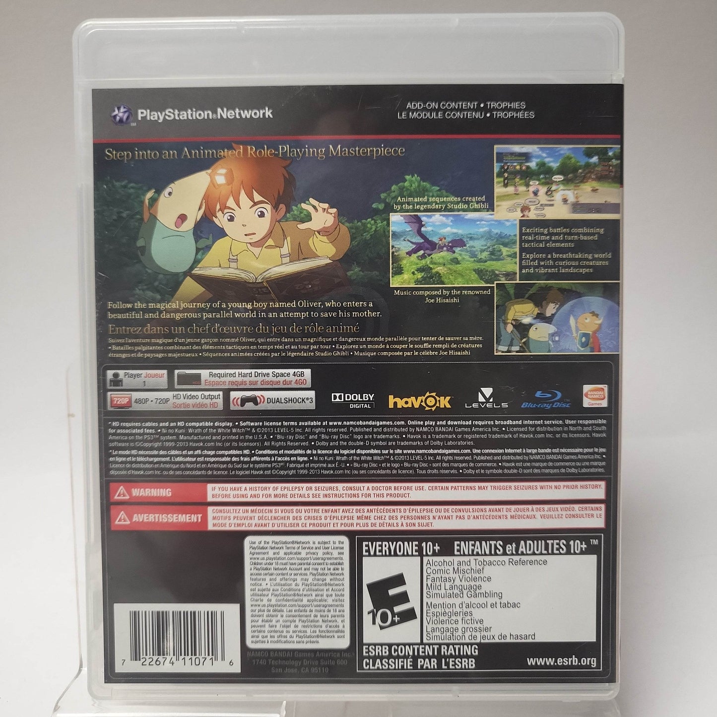 Ni No Kuni Wrath of the White Witch American Edition PS3 - Feniks Gameshop