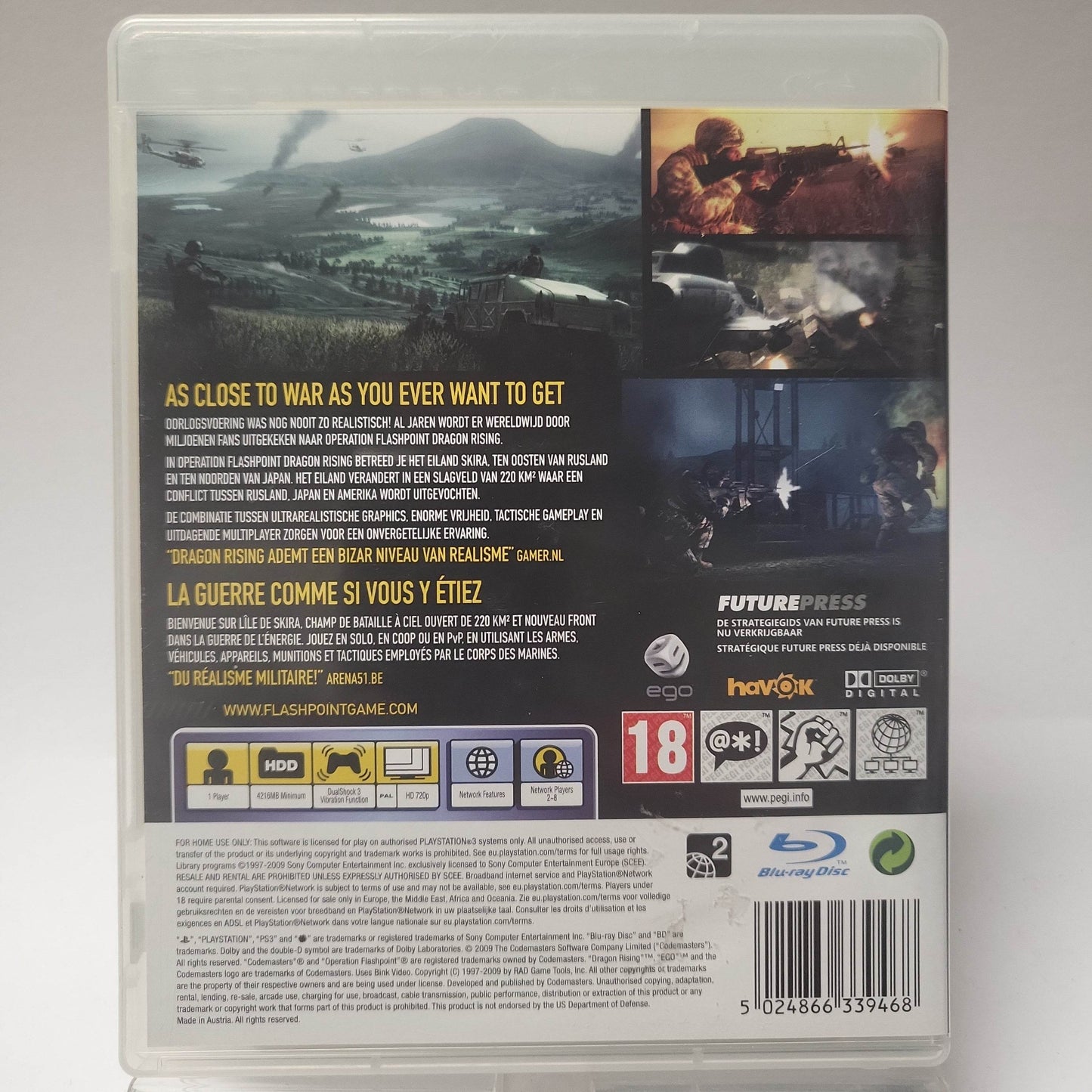 Operation Flashpoint Dragon Rising Playstation 3 - Feniks Gameshop