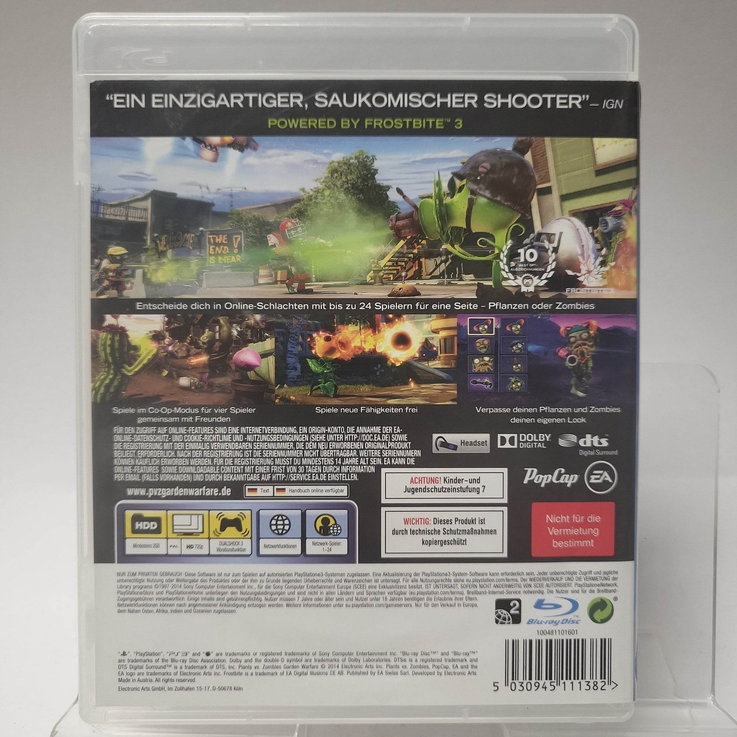 Plants vs Zombies Garden Warfare Playstation 3 - Feniks Gameshop