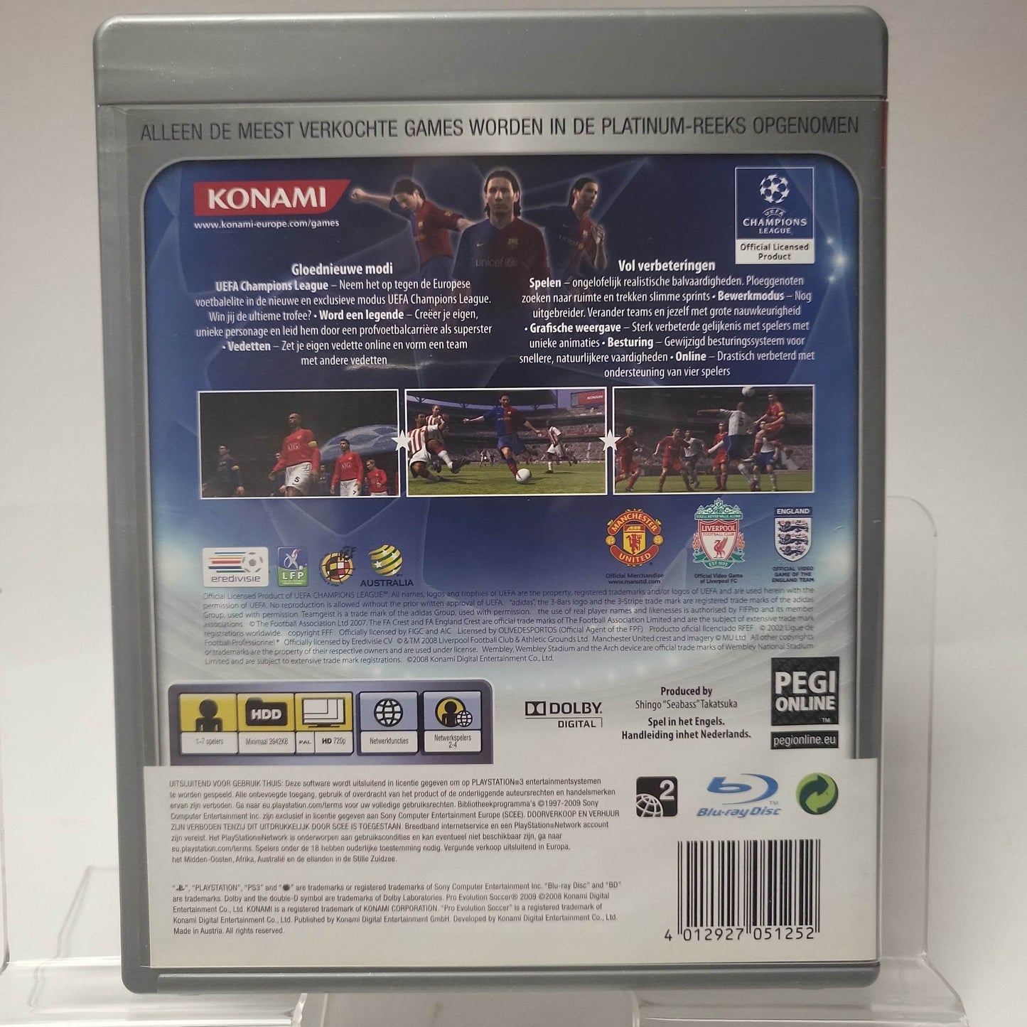 Pro Evolution Soccer 2009 Platinum Edition Playstation 3 - Feniks Gameshop