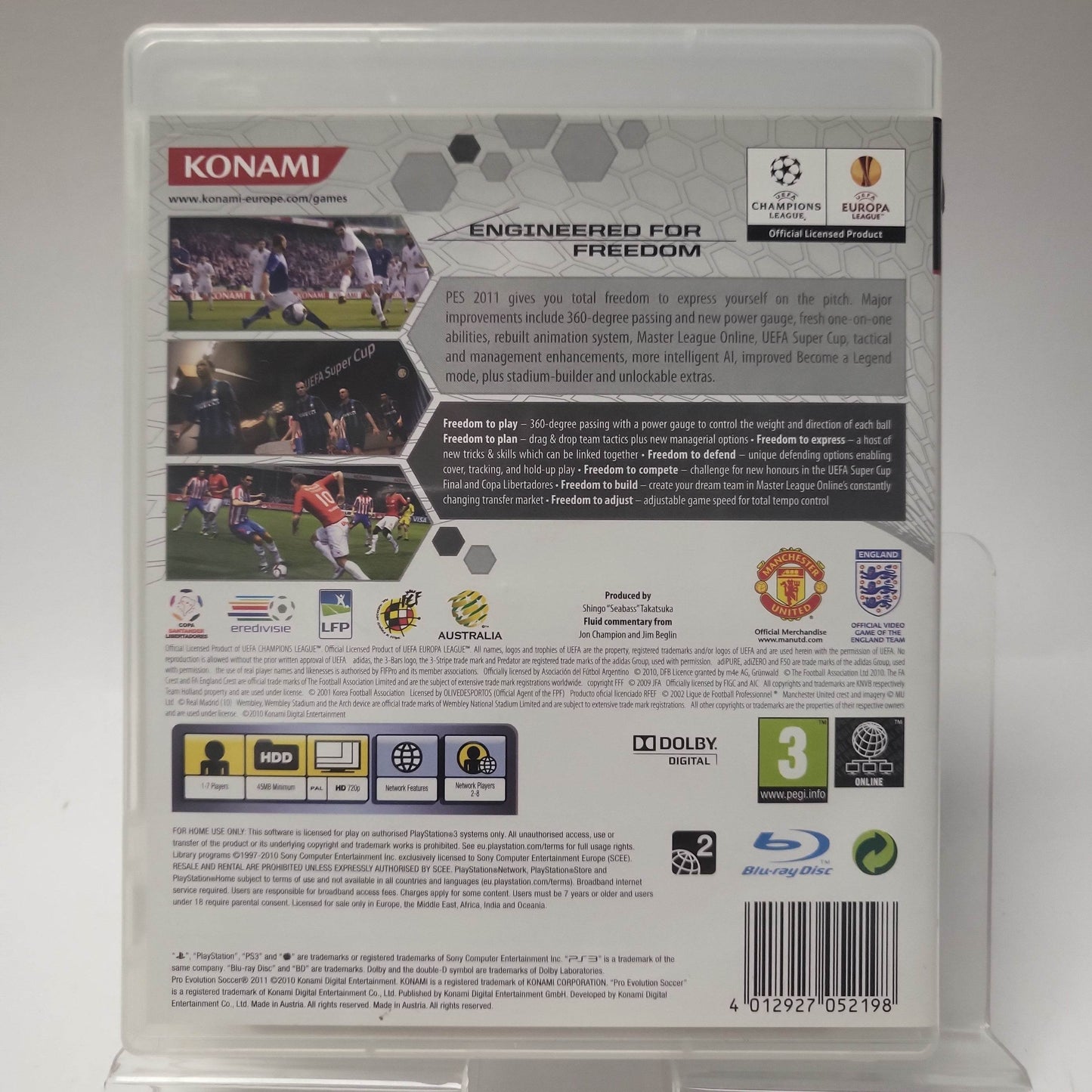 Pro Evolution Soccer 2011 Playstation 3 - Feniks Gameshop