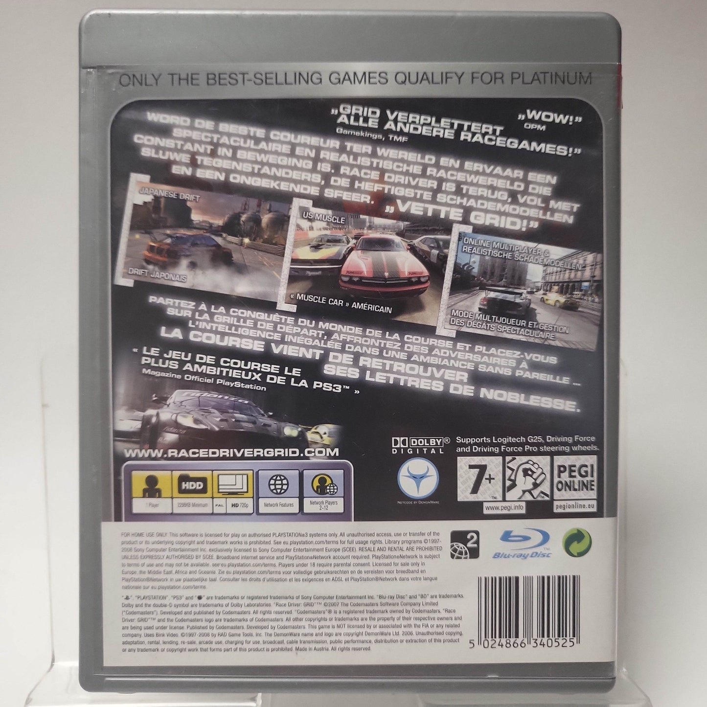 Racedriver Grid Platinum Edition Playstation 3 - Feniks Gameshop
