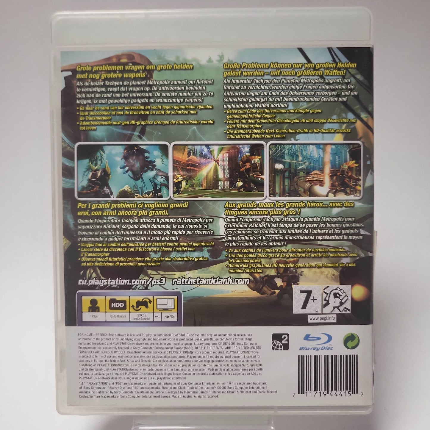 Ratchet & Clank Tools of Destruction (No Book) PlayStation 3 - Feniks Gameshop