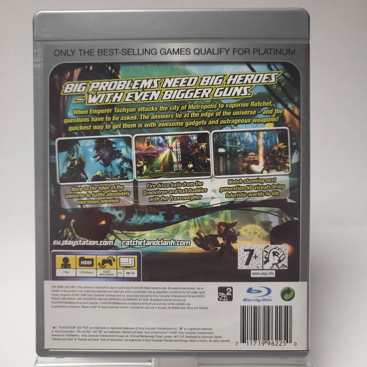 Ratchet & Clank Tools of Destruction Platinum PS3 - Feniks Gameshop