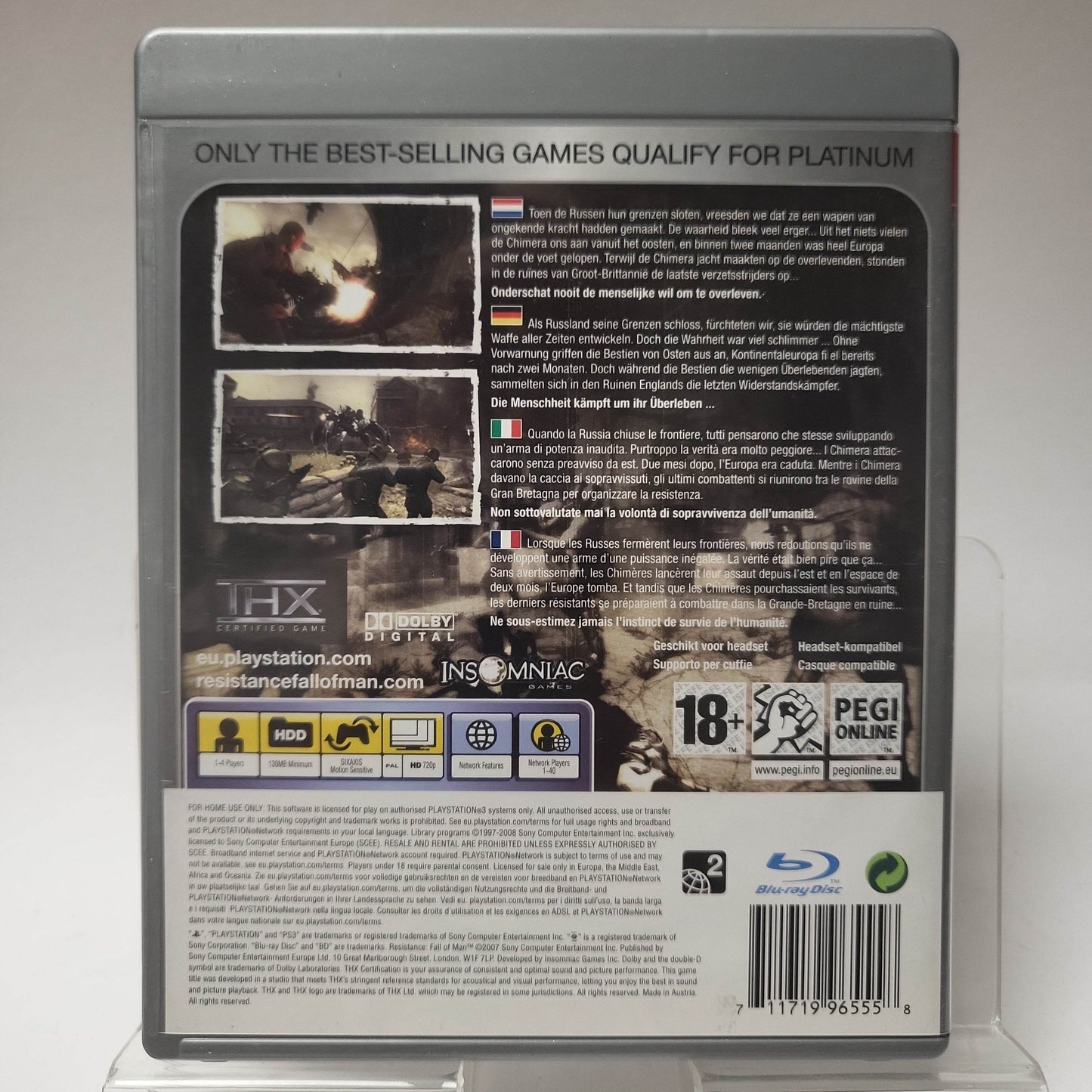 Resistance Fall of Man Platinum Edition Playstation 3 - Feniks Gameshop