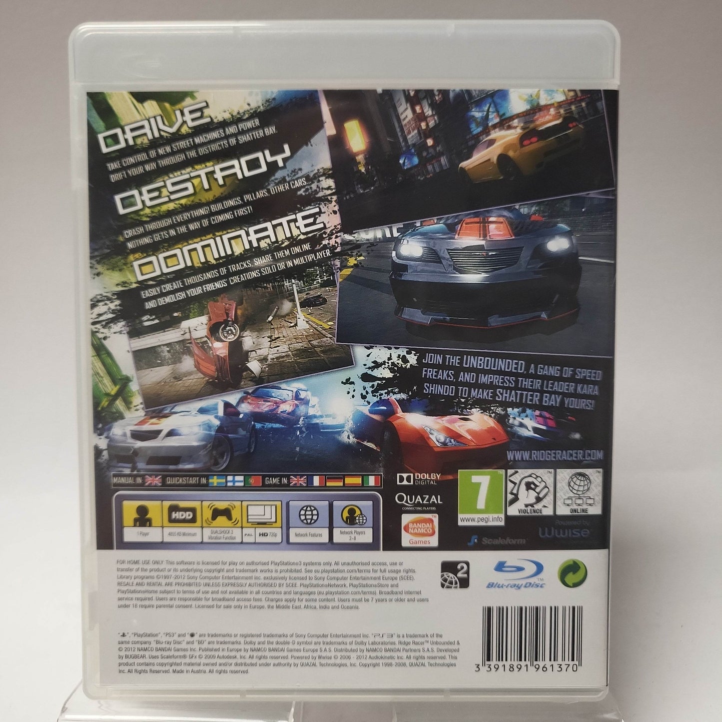 Ridge Racer Unbounded Limited Edition PS3 - Feniks Gameshop