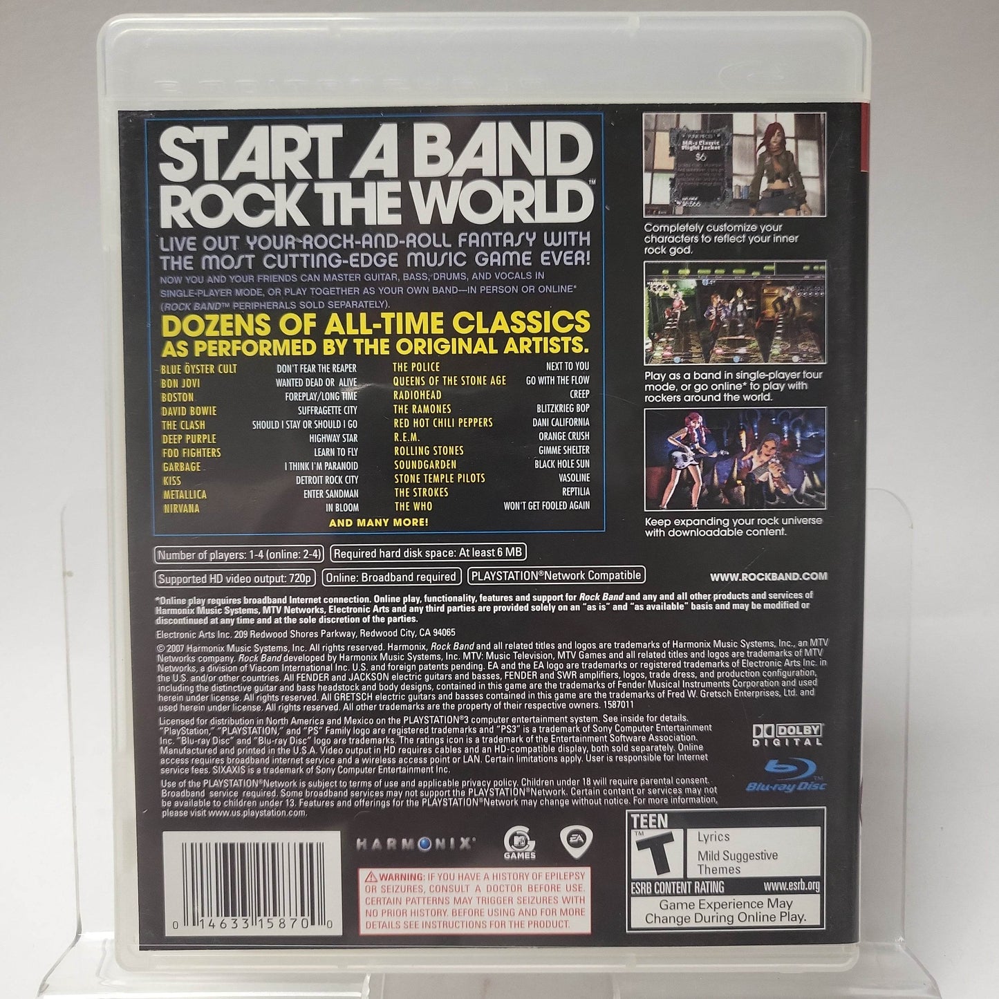 Rockband American Edition Playstation 3 - Feniks Gameshop