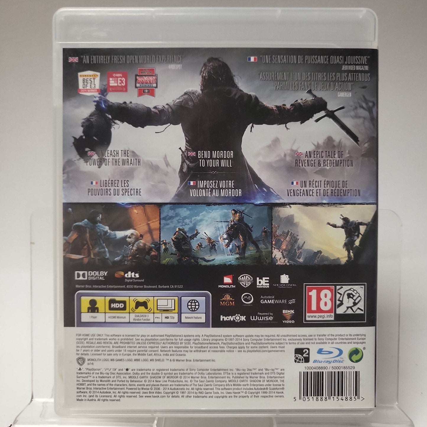 Shadow of Mordor Middle-Earth Playstation 3 - Feniks Gameshop