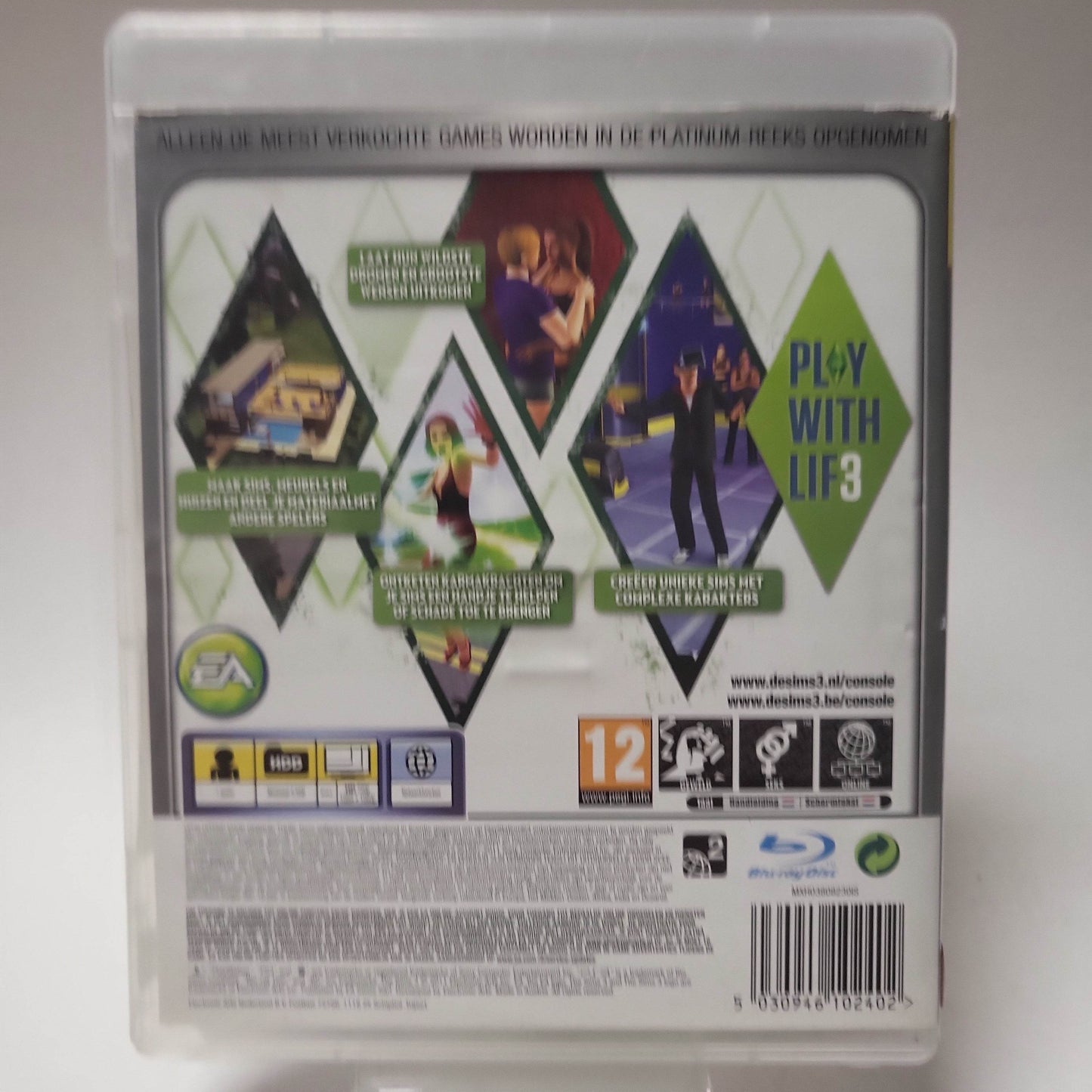 Sims 3 Platinum (No Book) PlayStation 3 - Feniks Gameshop