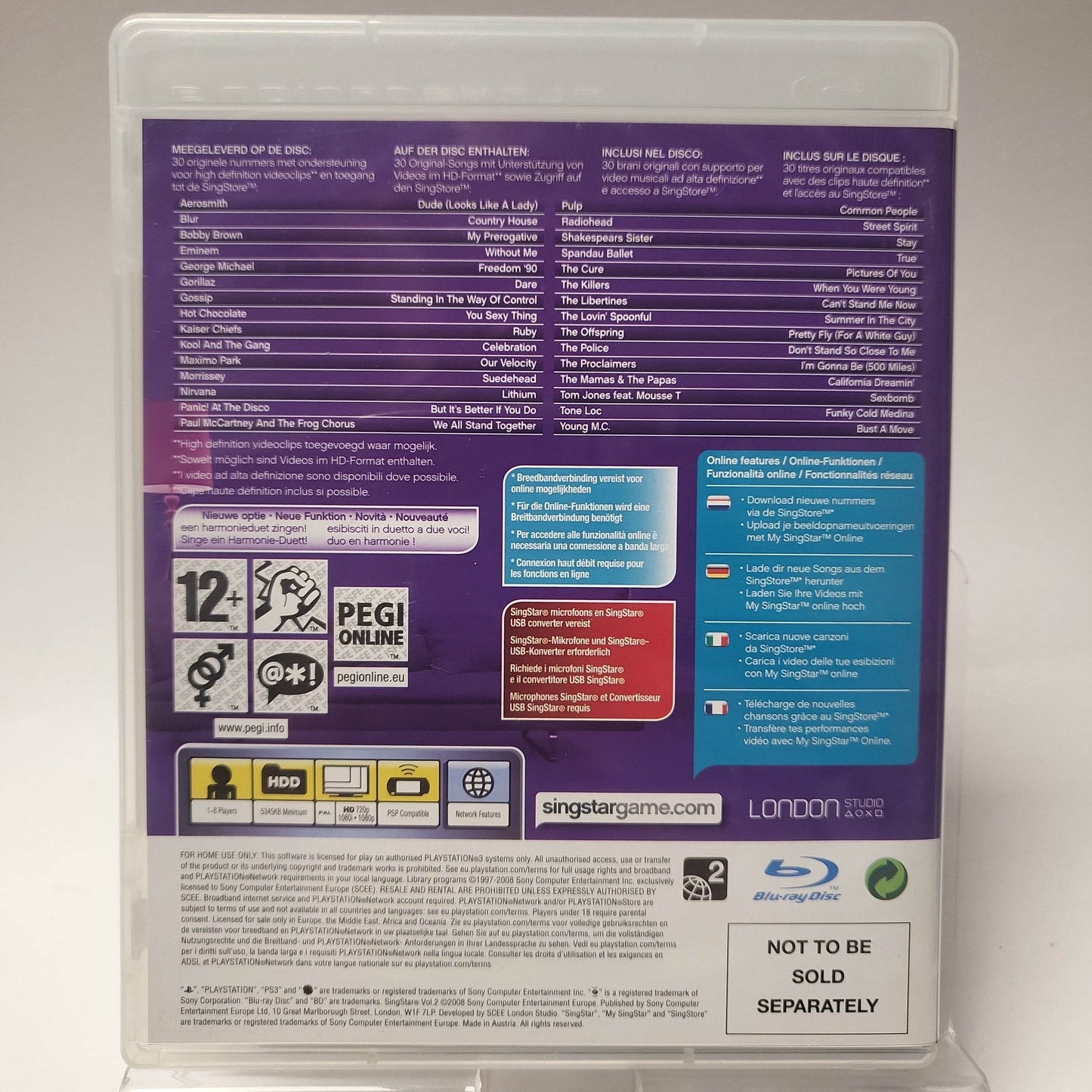 Singstar Volume 2 Playstation 3 - Feniks Gameshop