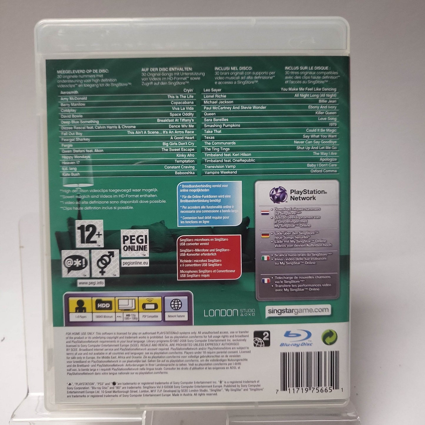 Singstar Volume 3 Playstation 3 - Feniks Gameshop