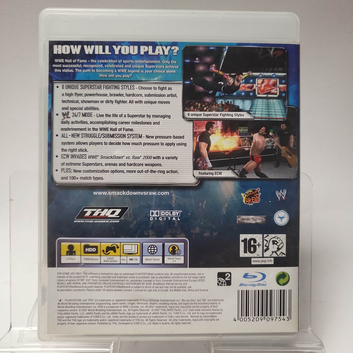Smackdown vs Raw 2008 Playstation 3 - Feniks Gameshop