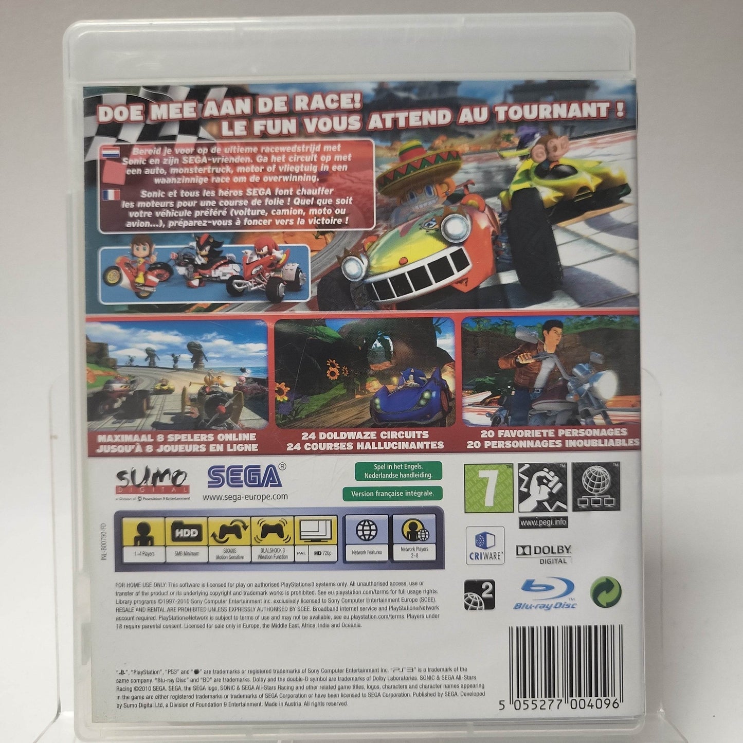 Sonic & Sega All-stars Racing Playstation 3 - Feniks Gameshop