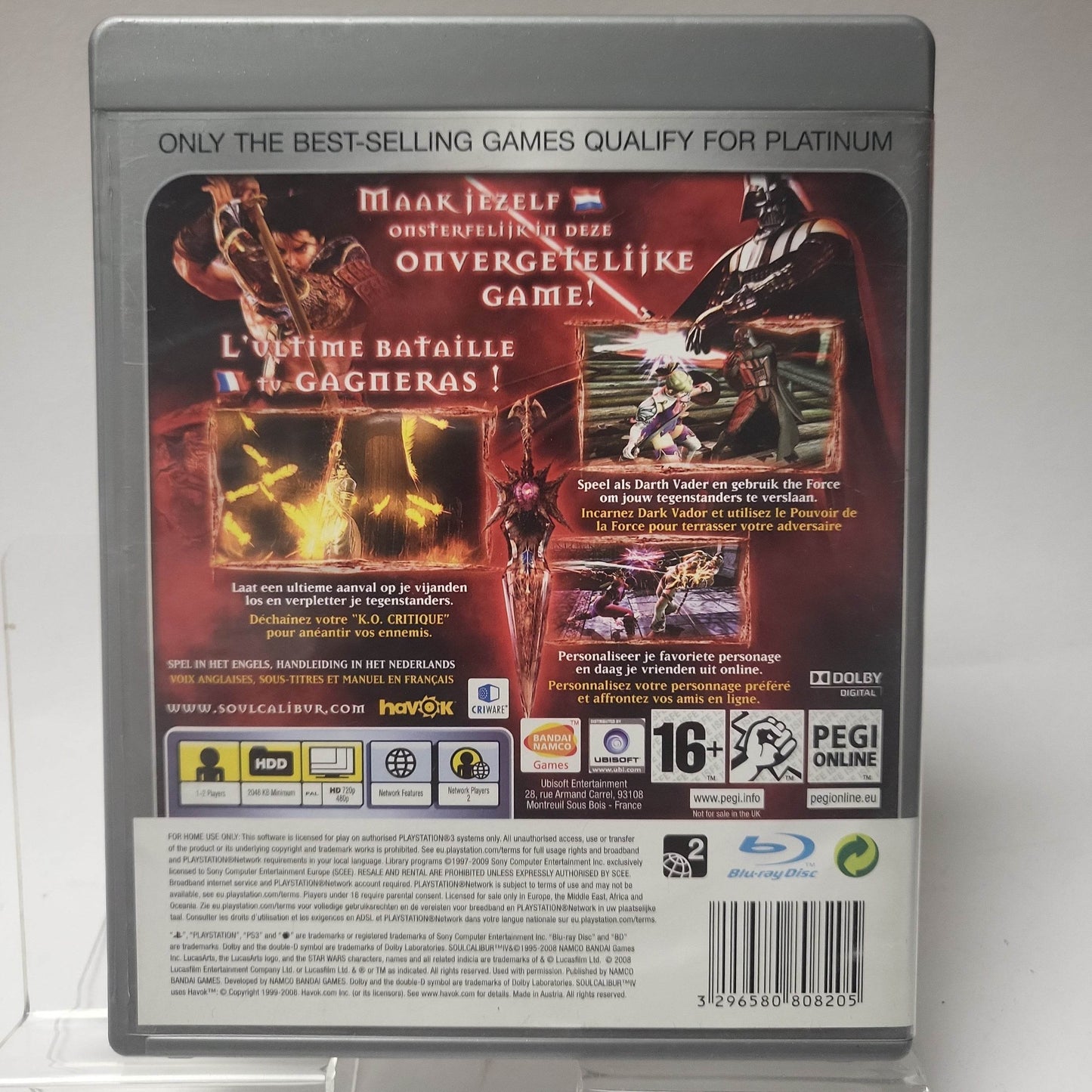 Soulcalibur IV Platinum Edition Playstation 3 - Feniks Gameshop