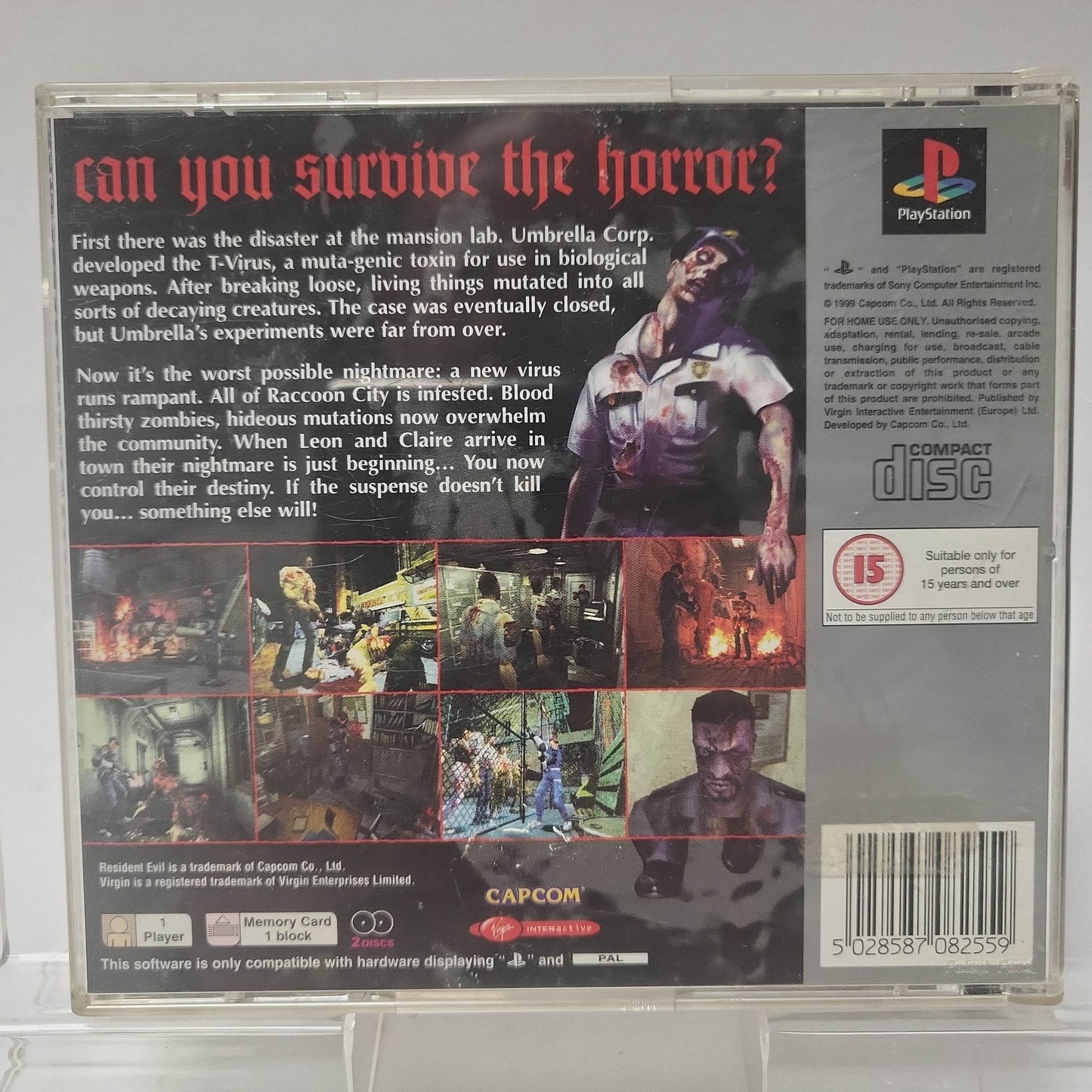 Resident Evil 2 Platinum Edition Playstation 1 - Feniks Gameshop