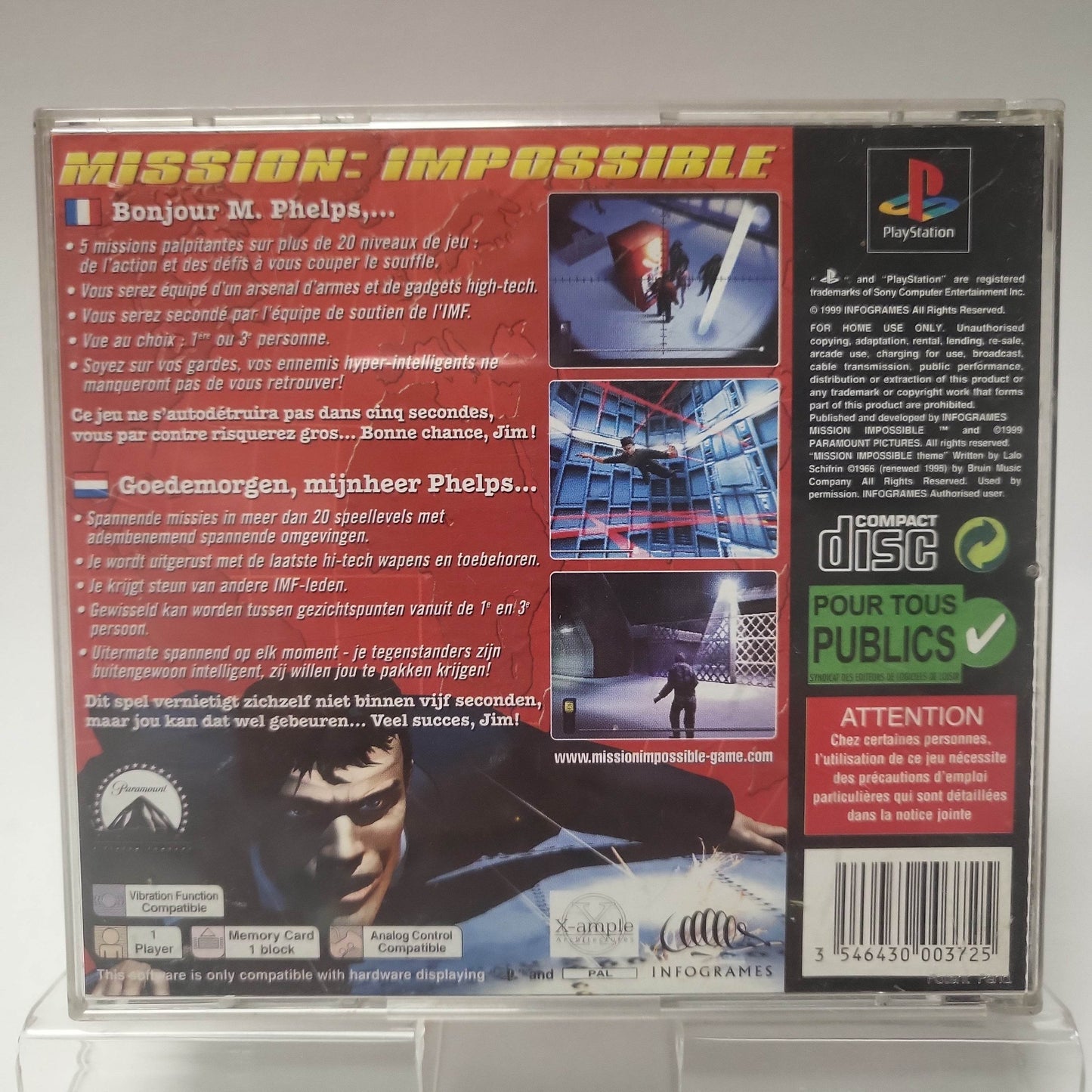 Mission Impossible Playstation 1 - Feniks Gameshop