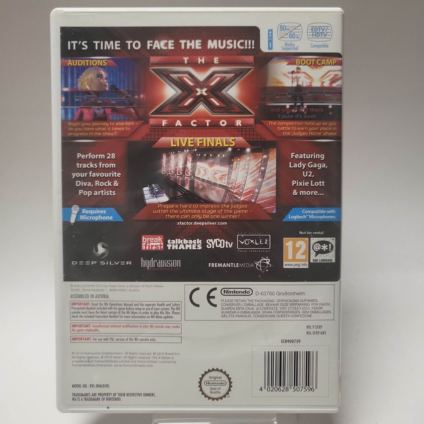 X Factor (No Book) Nintendo Wii - Feniks Gameshop