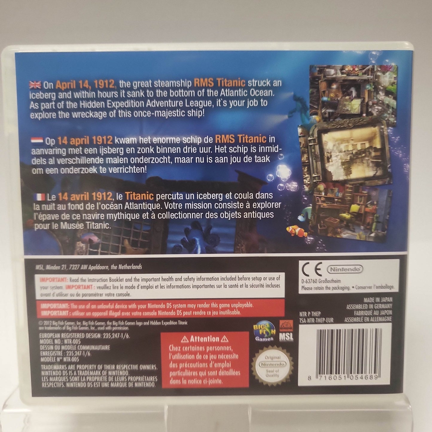 Hidden Expedition Titanic Nintendo DS - Feniks Gameshop