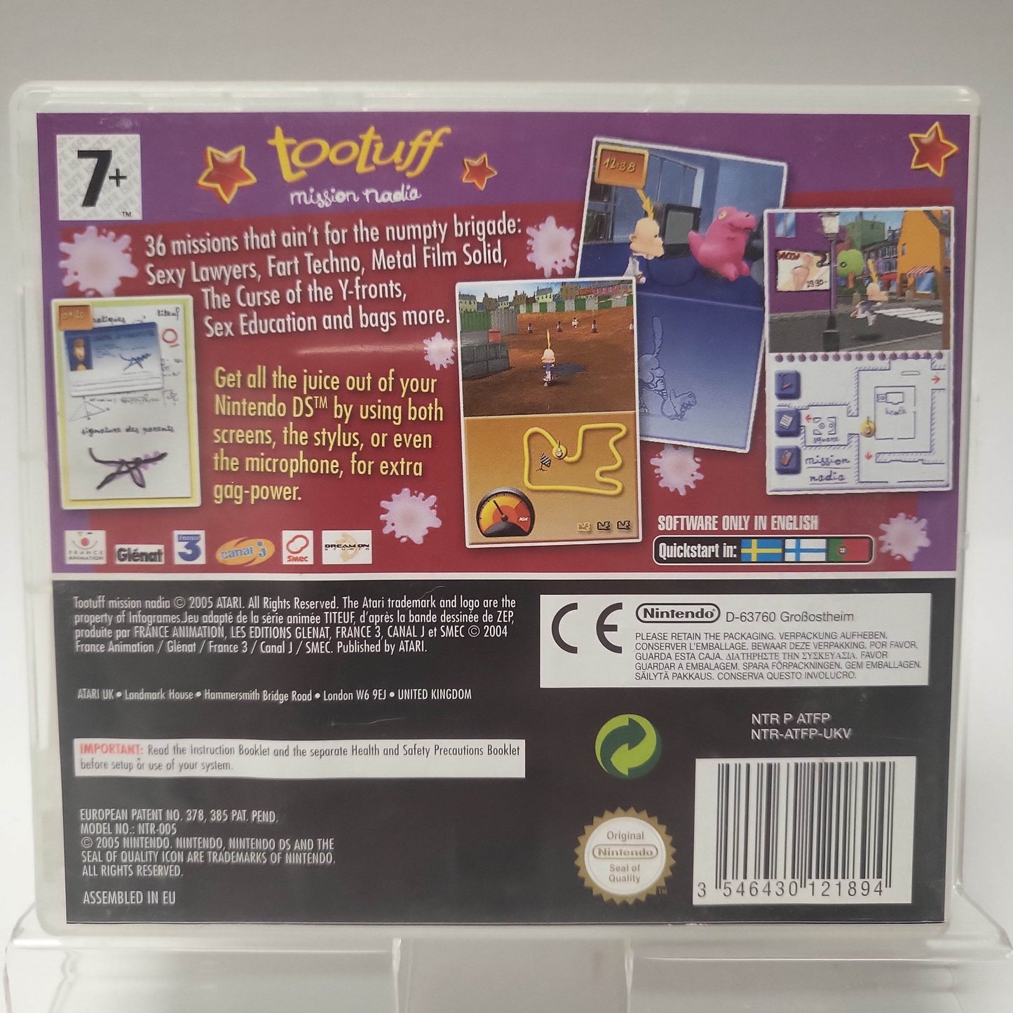 Tootuff Mission Nadia Nintendo DS - Feniks Gameshop