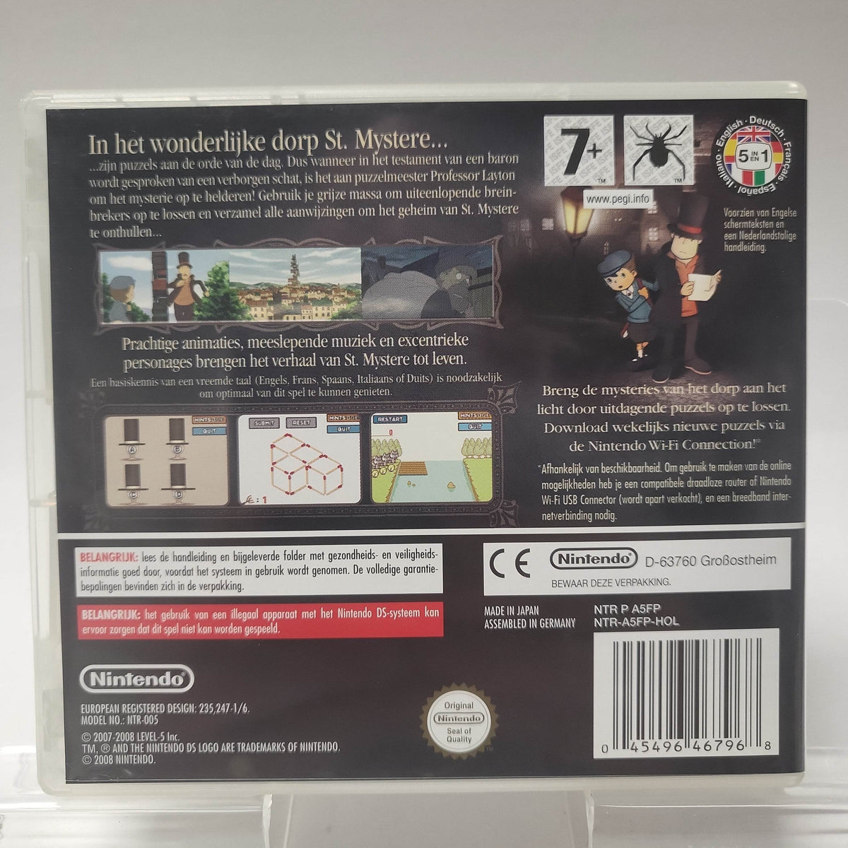 Professor Layton and the Curious Village (No Book) Nintendo DS - Feniks Gameshop
