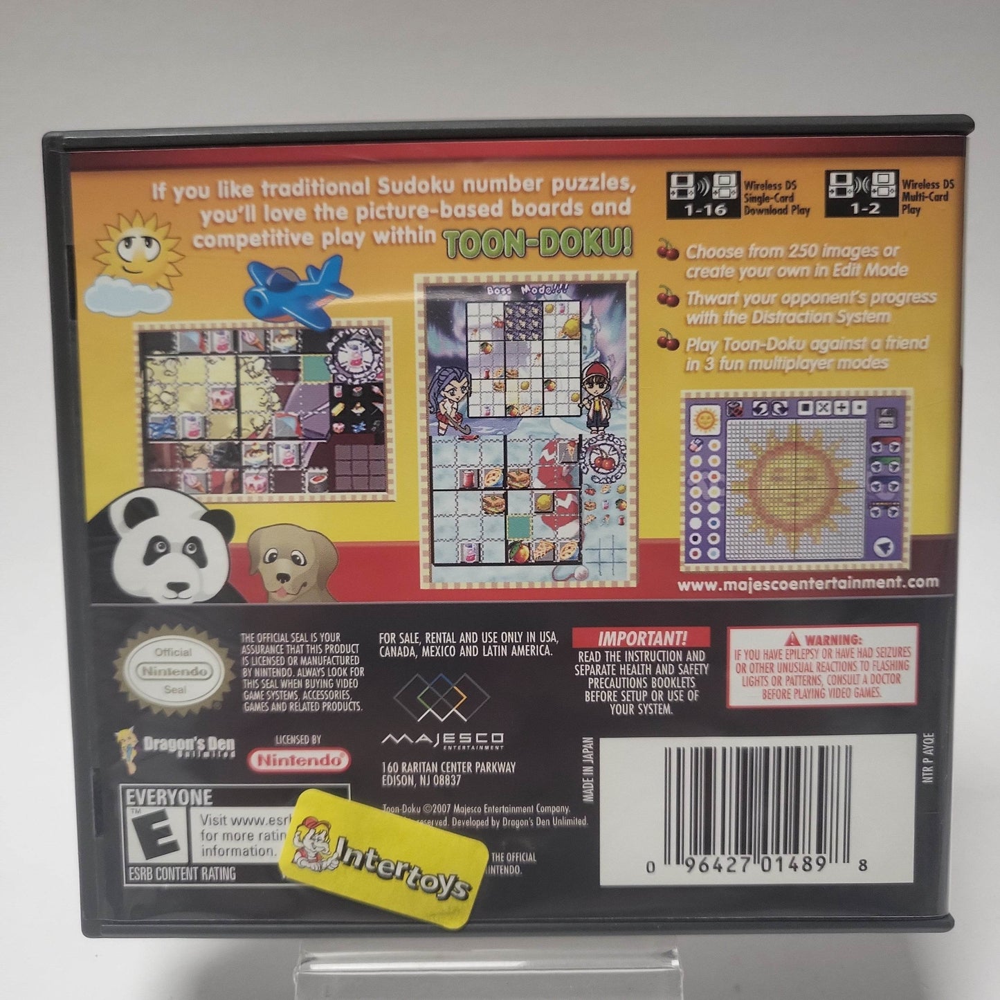 Toon-Doku American Edition (No Book) Nintendo DS - Feniks Gameshop