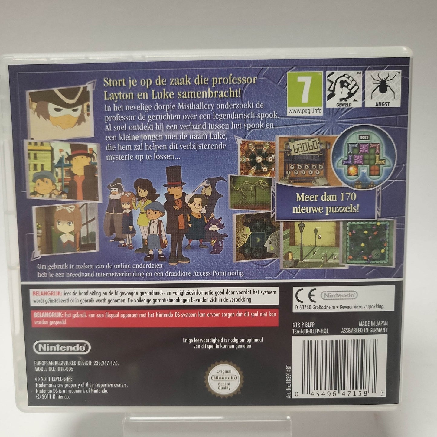 Professor Layton en de Melodie van het Spook (No Book) Nintendo DS - Feniks Gameshop
