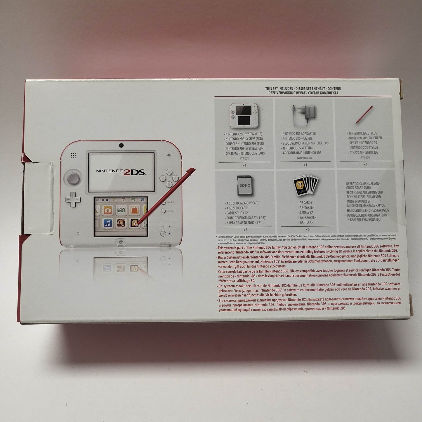 Rood/ Witte Boxed Nintendo 2DS - Feniks Gameshop