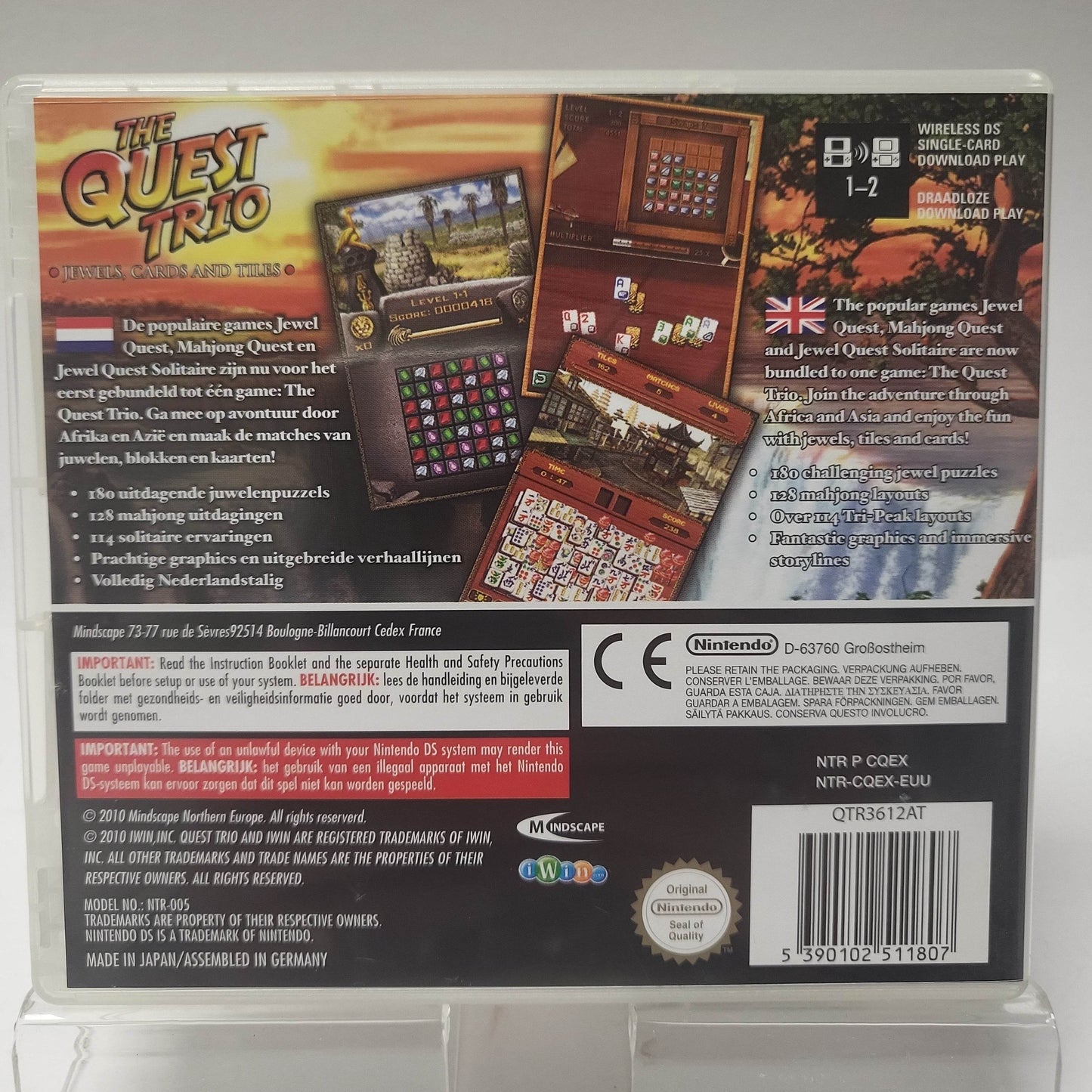 Quest Trio Jewels, Cards and Tiles Nintendo DS - Feniks Gameshop